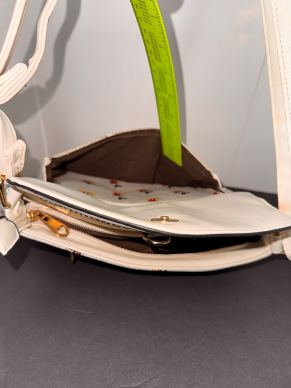 Disney Cream Crossbody Bag with Red and Yellow Accents - Picture 5 of 8